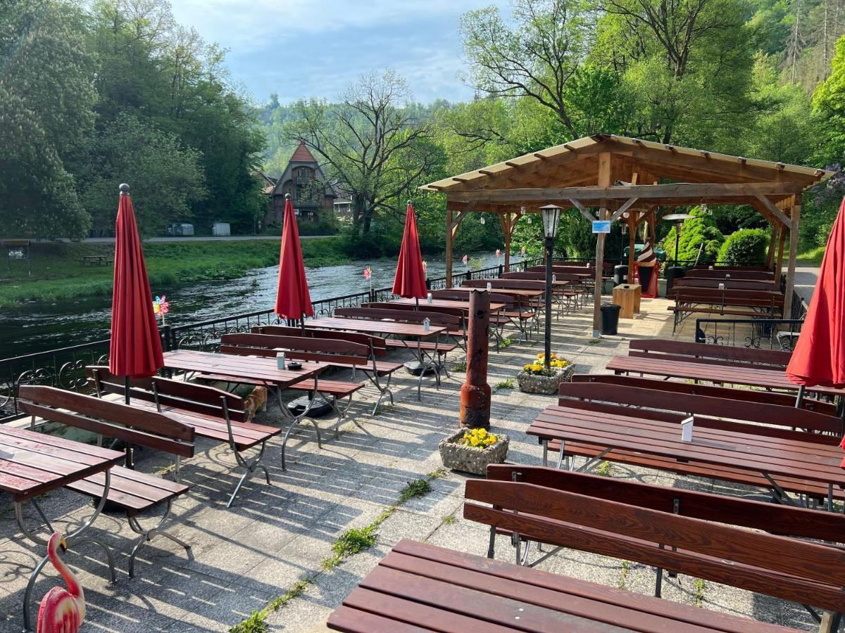 Pension Sternschnuppe, Treseburg Harz, Unmittelbar Am Wasser Thale Eksteriør billede