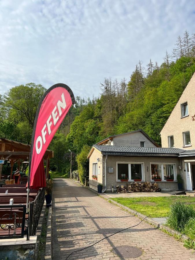 Pension Sternschnuppe, Treseburg Harz, Unmittelbar Am Wasser Thale Eksteriør billede