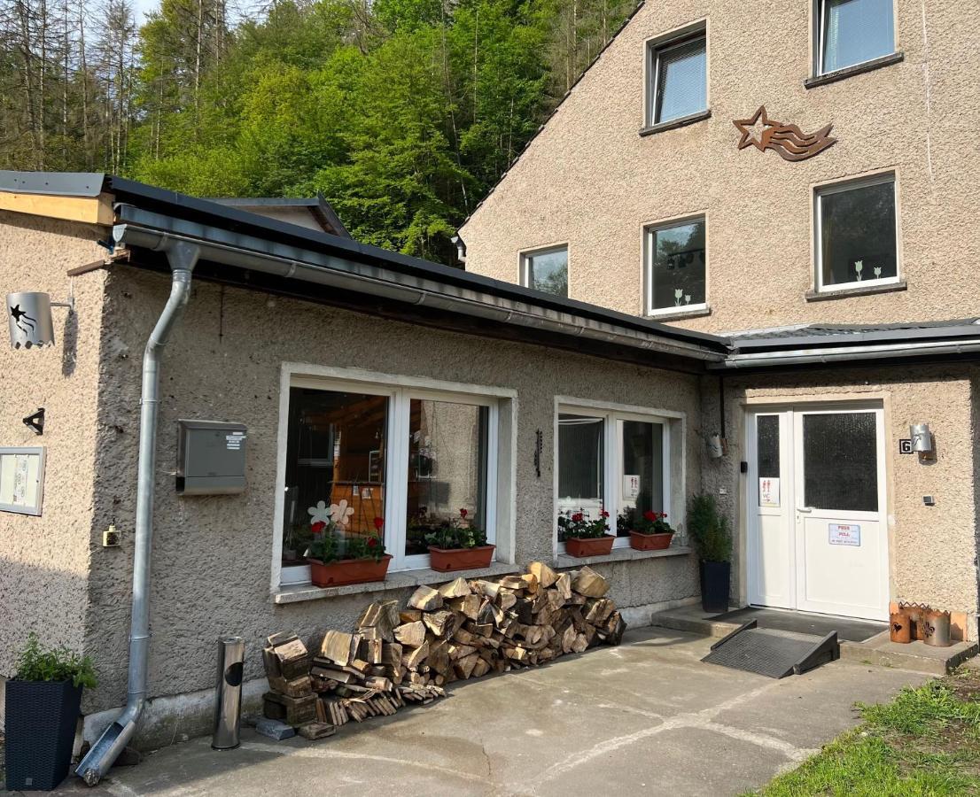 Pension Sternschnuppe, Treseburg Harz, Unmittelbar Am Wasser Thale Eksteriør billede